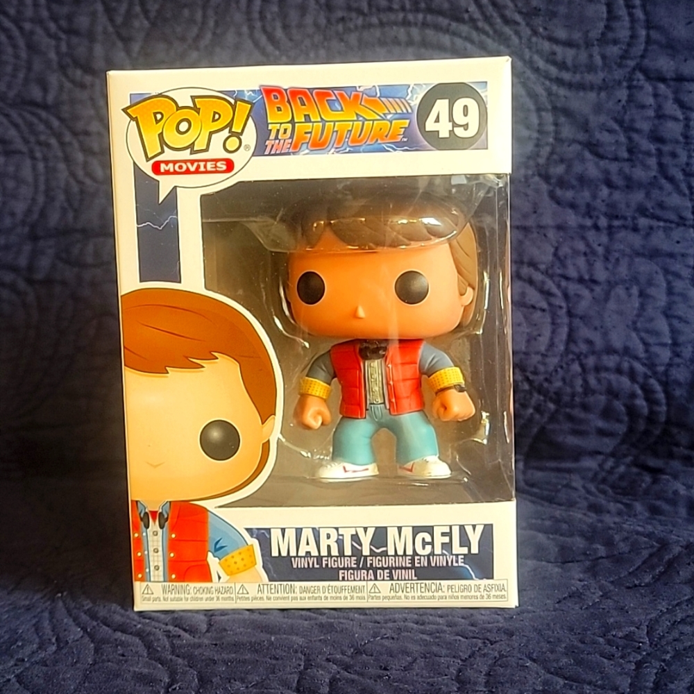 New With Tags! POP! Back to the Future Marty McFly Red Vest